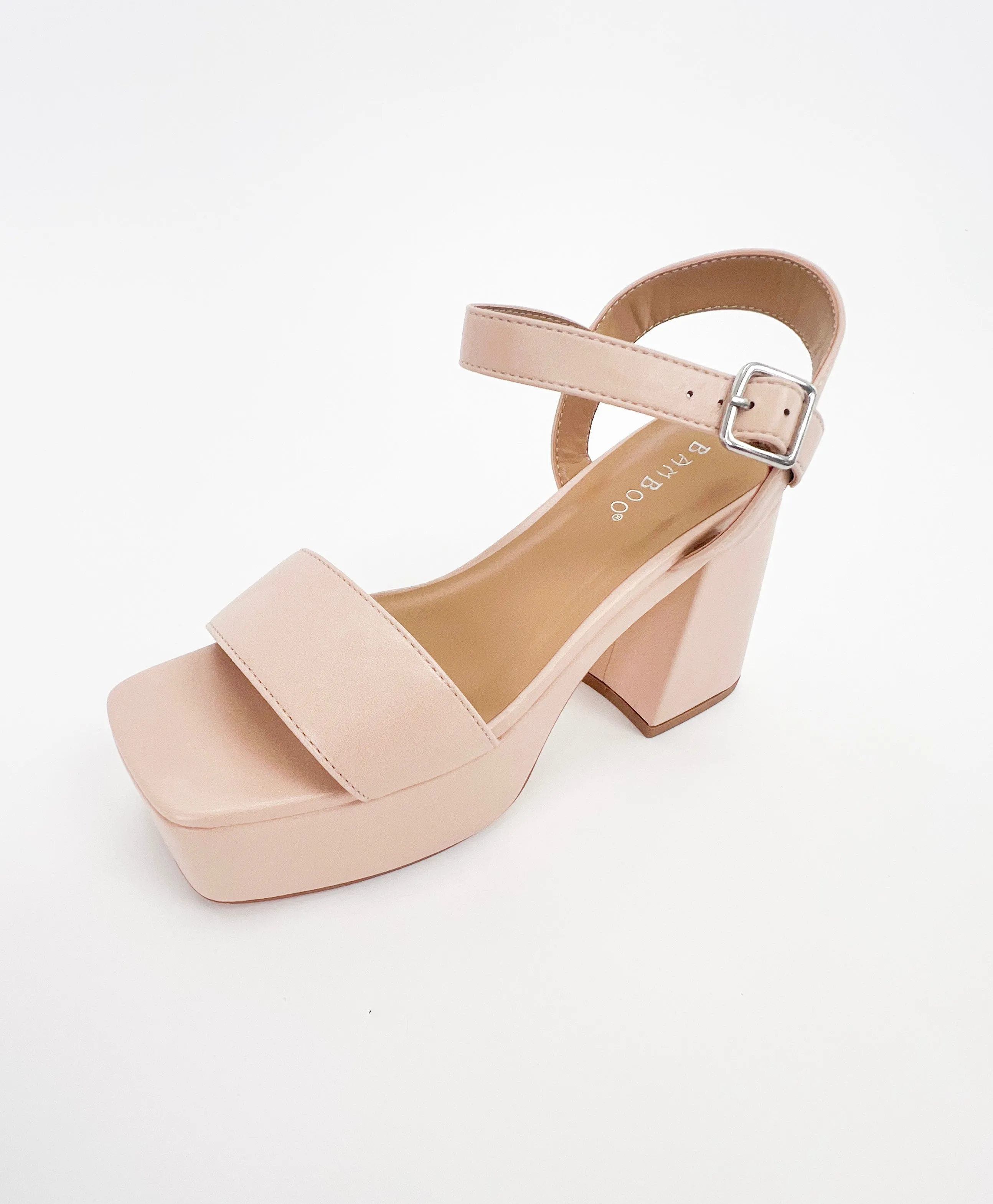 EVELYN NUDE PLATFORM HEEL