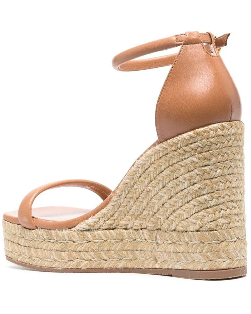 Nudist Espadrille Wedge in Tan
