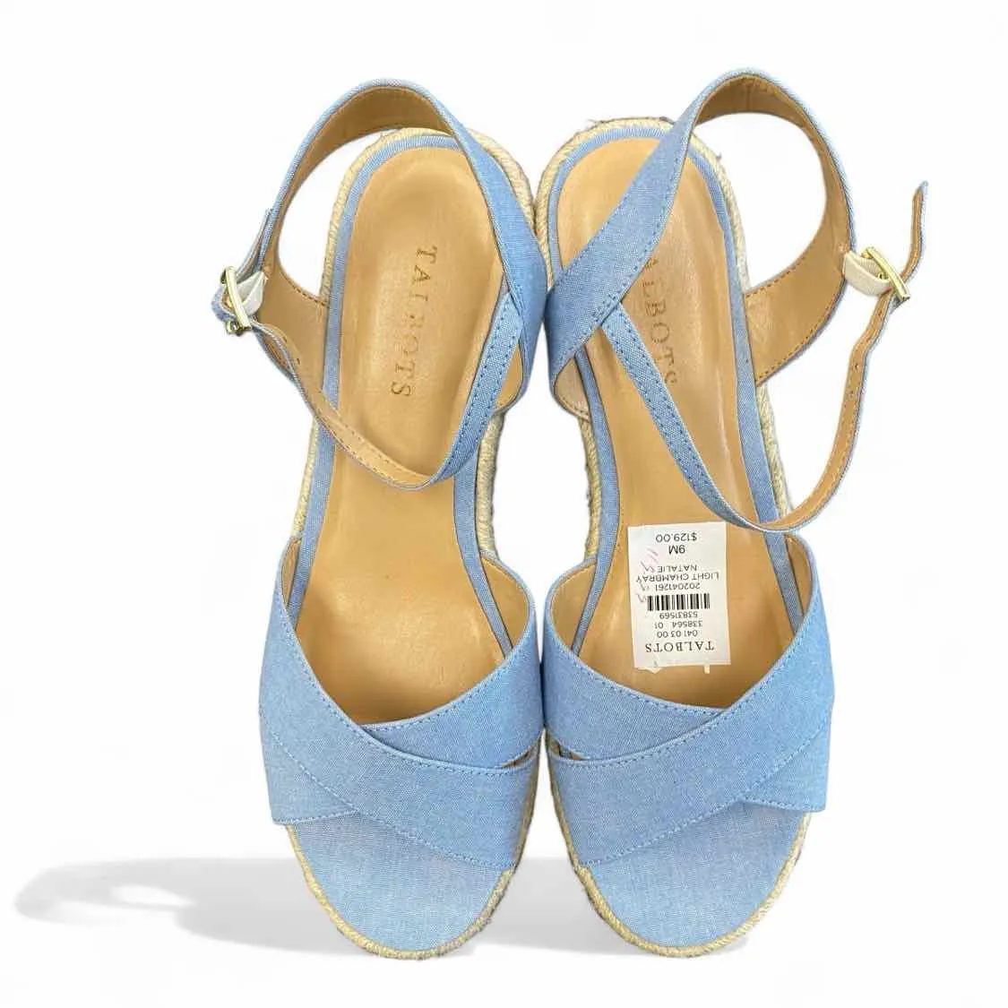 Talbots Light Blue US Shoe Size 9 Wedges