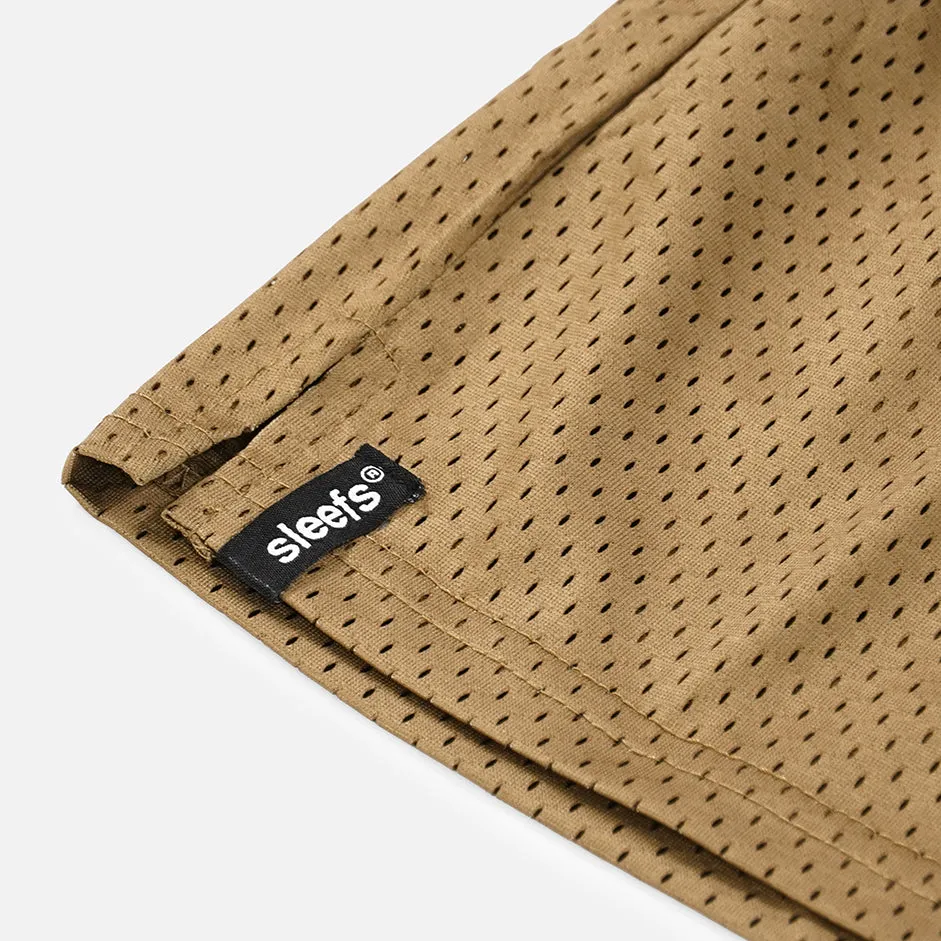 Tan Brown Shorts - 7"